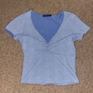 Blue white floral Brady melville shirt